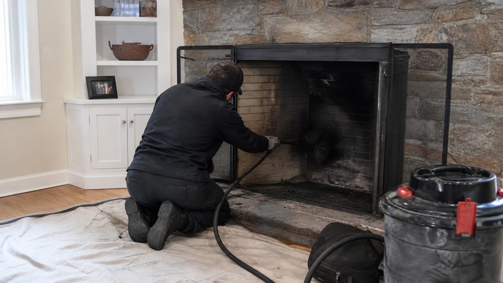 Practical chimney sweep & inspection in Princeton